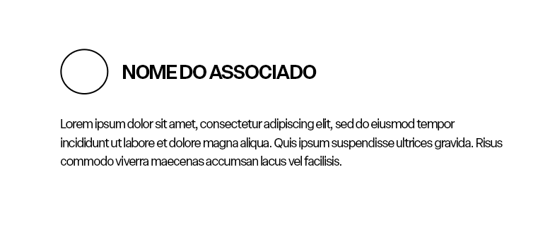 NOME DO ASSOCIADO